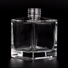 China Empty Square 200ml Aromatic Glass Aromatherapy Reed Diffuser Wholesale manufacturer