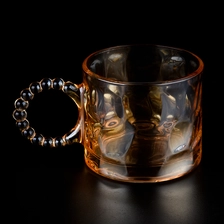 China Empty Unique Scented Candle Container Custom Glass Candle Jars in bulk manufacturer