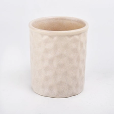 China 380ml Matte Ceramic Candle Vessels manufacturer