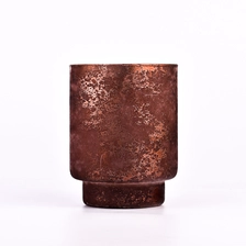 China wholesale New style glass candle jars with step for home decor manufacturer