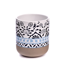 China Ceramic Vessels For Candle Making For Plant Ceramic Candle Vessels Ceramic Planter manufacturer