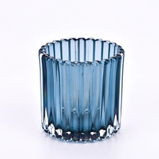 China Crystal Glass Candle Holders Ribber Glass Candle Holders manufacturer