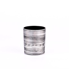 China Unique Brush Decorative Glass Candle Jars manufacturer
