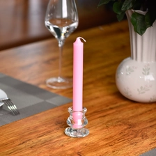 China Glass Candlestick Candle Holder Glass Wholesale manufacturer