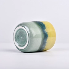 China Wholesale Luxury ceramic Candle Jar Empty Candle Container Home Decor manufacturer