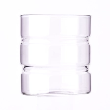 China Customized Borosilicate Glass Vessels for Candle Making manufacturer
