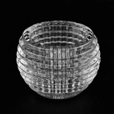 China Votive Glass Candle Holder Luxury Crystal Global Glass Candle Jars manufacturer