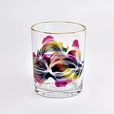 China 530ml Glass Candle Jar Custom Color Classic Cylinder Glass Candle Jars 15oz Candle Glass manufacturer