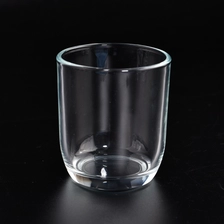 China wholesale clear glass candle jars with round bottom manufacturer