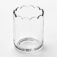 China 500ml egg shape glass candle jar with home decor manufacturer