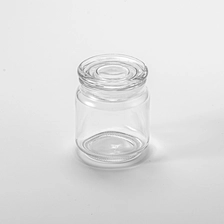 China Classic 4oz Glass Container With Lids For Candle Making For Storage manufacturer