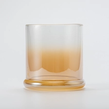China Luxury Good Quality Glass Candle Jars Empty Glass Cup For Candle Making manufacturer