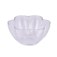 China Flower Shaped Glass Candle Vessel Jumbo Glass Candle Vessels manufacturer