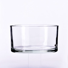 China Three Wicks Glass Candle Vessels Custom Color Logo Glass Candle Jars Wholesale manufacturer