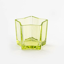 China New Arrival Star Shape Glass Candle Holders Votive Glass Candle Holders Wholesale manufacturer