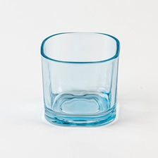 China Custom square glass candle jar wholesale manufacturer