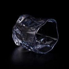 China 8oz iridescent glass candle vessel wholesale manufacturer