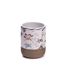 China 175ml 5oz Ceramic Candle Vessels Votive Ceramic Candle Holders For Home Decoration manufacturer