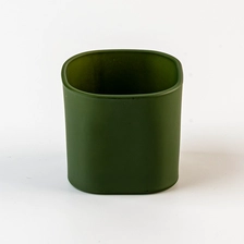 China New Design Scented square Glass Jar Elegant Glass Jar Wholesale manufacturer