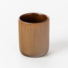 China Luxury Custom Color Cylinder Ceramic Candle Holder Vessels manufacturer