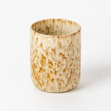 China Unique Surface Finishes Ceramic Candle Vessels For Home Wedding Party Decoration manufacturer