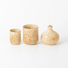 China Vintage Ceramic Candle Jar Ceramic Diffuser Bottles For Home Decoration manufacturer
