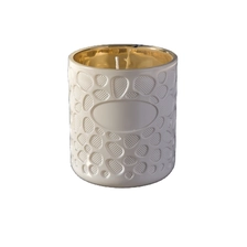 China Sunny Design Unique Decorative White Glass Candle Holders manufacturer