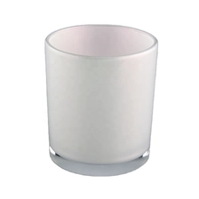 China Classical Decorative Inside White Glass Candle Jar 8oz 10oz manufacturer