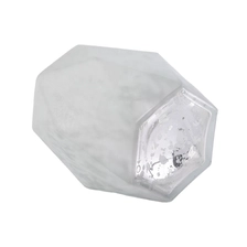 China Geo cut Custom matte Glass Candle tumbler for wedding manufacturer