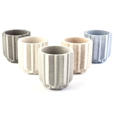 China eco friendly 10oz concrete candle making empty jars containers manufacturer