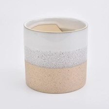 China Three Color Candle Ceramic Vessel 620ml manufacturer