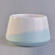 China hand held dome shaped rustic ceramic candle making jars wholesale manufacturer