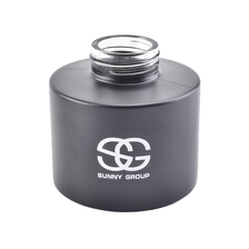 China Matte Black Empty Aroma Reed Diffuser Glass Bottle manufacturer