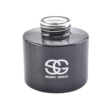 China Wholesales home black reed diffuser bottle glass manufacturer