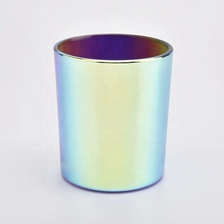China Black Holographic Glass Candle Jars Wholesale manufacturer