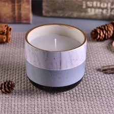 China Wholesales christmas ceramic empty candle stick holders manufacturer