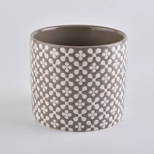China Wholesale customized ceramic candle jar manufacturer