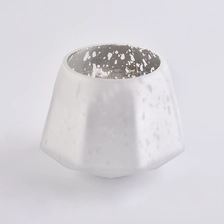 China Wholesale 9oz mercury hexagon glass candle jars manufacturer