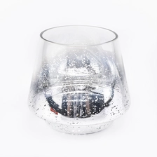 China Silver Merucry Glass Candle Holders manufacturer