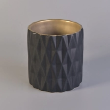 China Luxury custom ceramic candle containers 500ml manufacturer