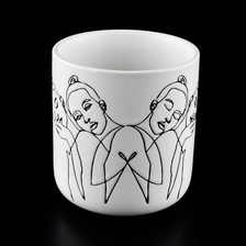 China Matte White Ceramic Candle Holders Wholesale manufacturer