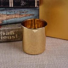China Christmas Glass Gold Candle Jars manufacturer