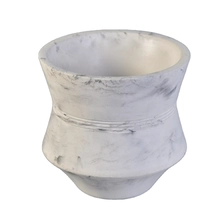 China Home decor custom matte grey candle concrete holder 10oz 20oz manufacturer