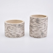 China Wedding decorative cylinder cement Candle holders 10oz 12oz manufacturer