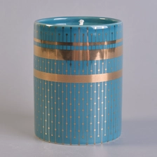 China 300ml Ceramic Candle Holders Ceramic Jar For Candle Making manufacturer