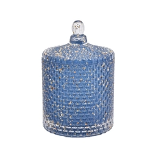 China Wholesales 8 oz 14 oz empty luxury glass candle holder with lid home decoration manufacturer