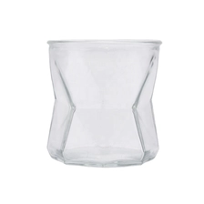 China Sunny tealight custom decorative clear glass candle holder vessel manufacturer