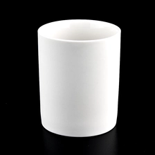 China Matte White Ceramic Candle Jars Wholesale manufacturer