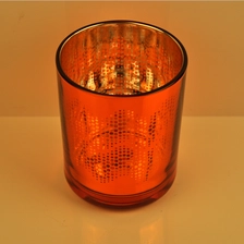 China 6oz 8oz 10oz Luxury spraying empty candle jars glass wholesales manufacturer