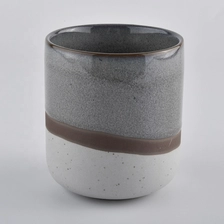 China Home Decoraiton Transmutation Glazed Candle Vessel Ceramic manufacturer